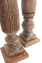 Load image into Gallery viewer, Indian hand carved pillar candle stick
