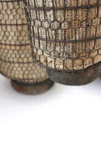 Load image into Gallery viewer, Antique Chinese paper wire hanging lanterns with wooden base
