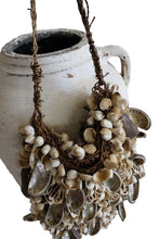 Load image into Gallery viewer, Sisal and twined sea shell bag
